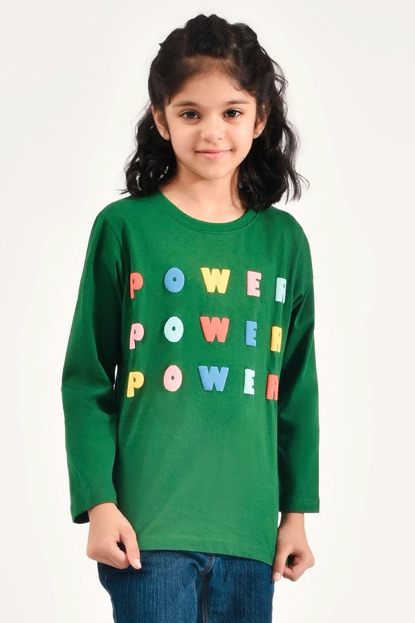 Power Graphic Cotton T-Shirt