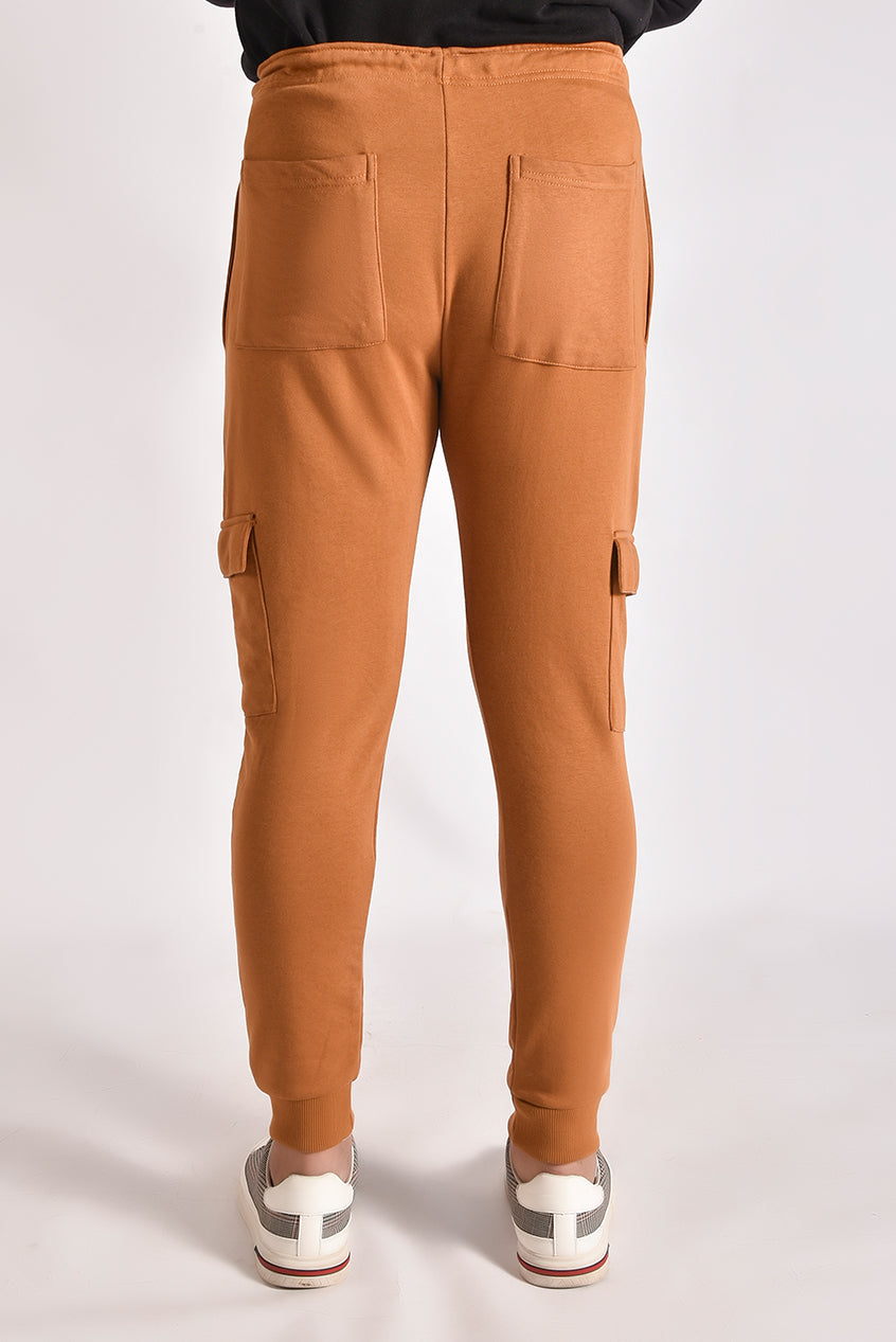 ModernFit 6-Pocket TERRY TROUSER Brown Reality