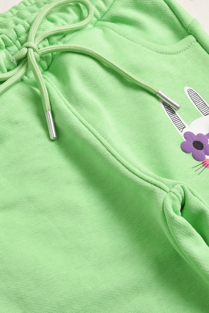 Light Green Rabbit Face Trousers REALITY