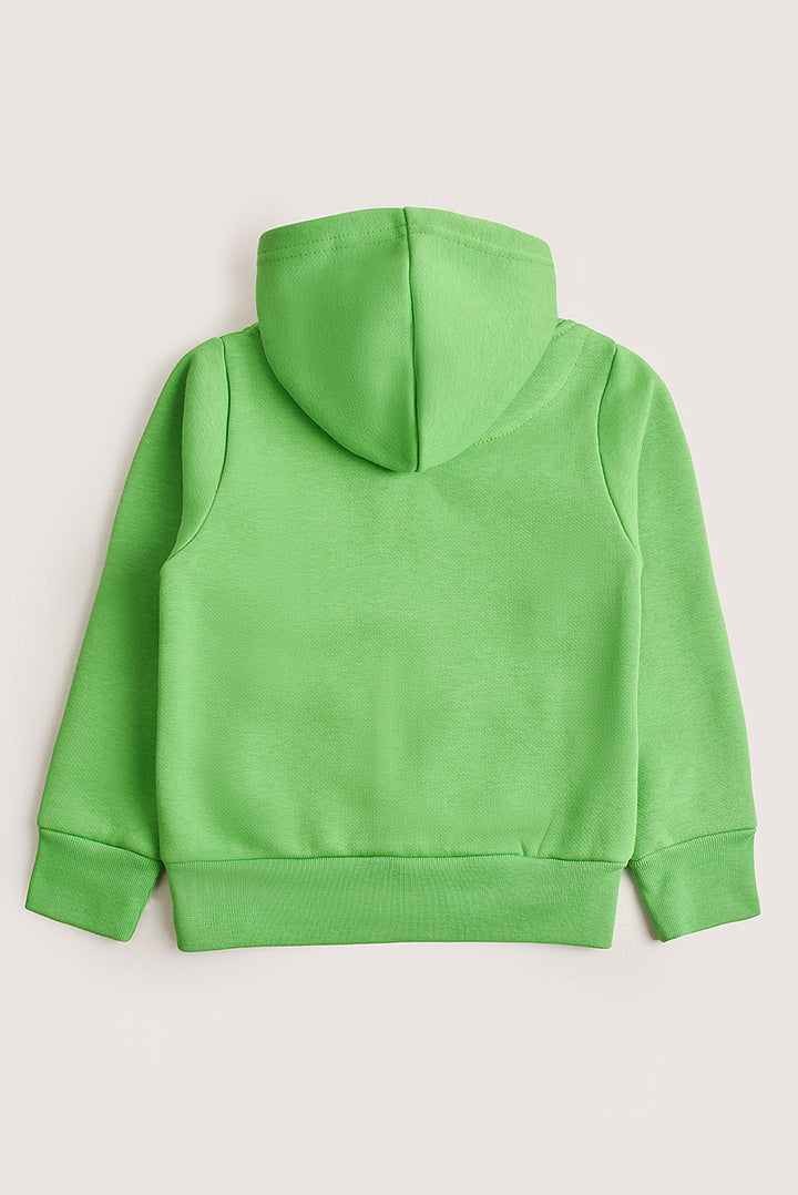 Olive Fleece Zipper Hoodie REALITY