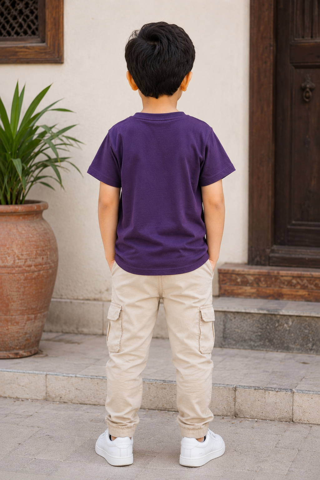 Boys PURPLE T-SHIRT Reality