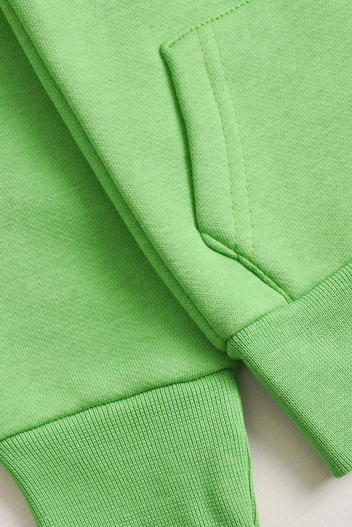 Olive Fleece Zipper Hoodie REALITY