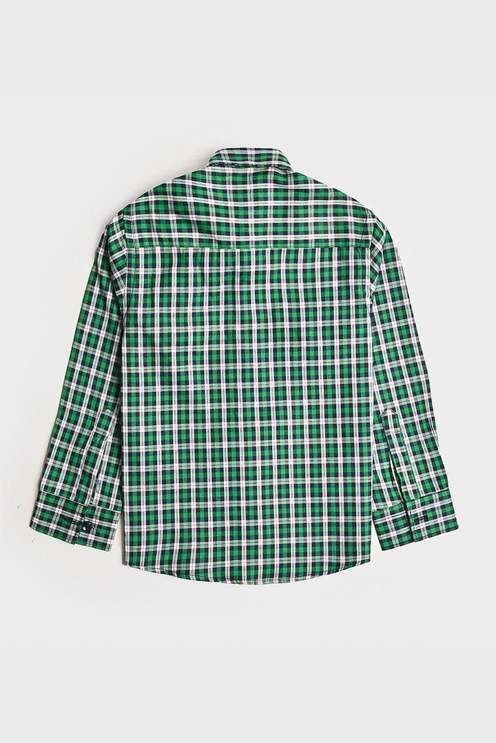 Boys Button Down Check Shirt REALITY