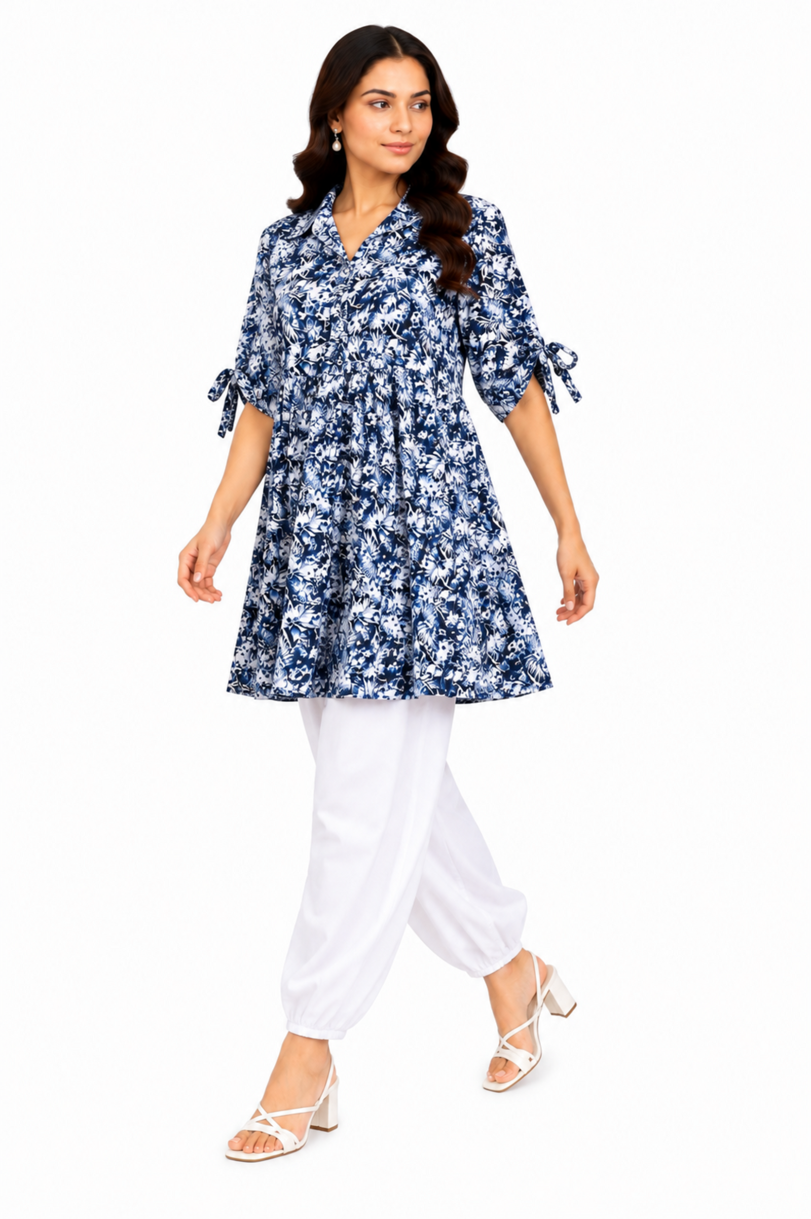 LADIES NAVY TOP Reality