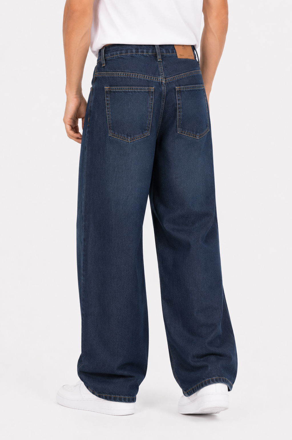 MEN Loose Fit Denim DARK BLUE