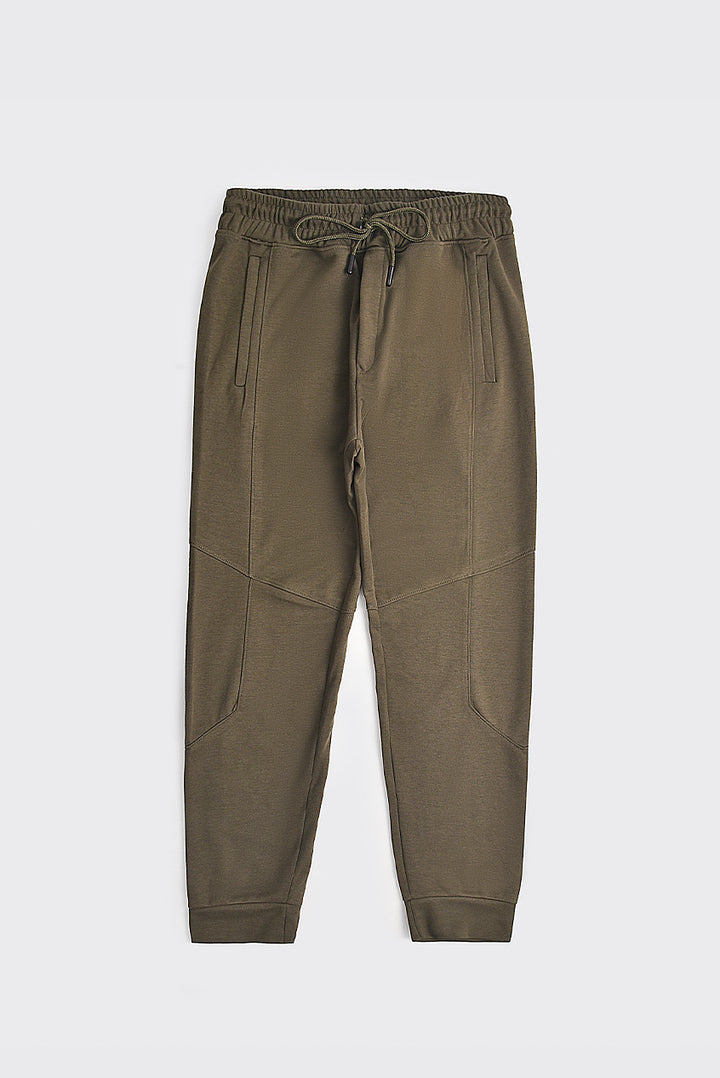 Olive Green interlock Trousers Reality