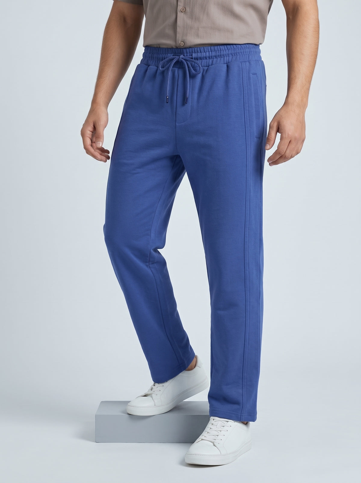 INTERLOCK blue TROUSER Reality
