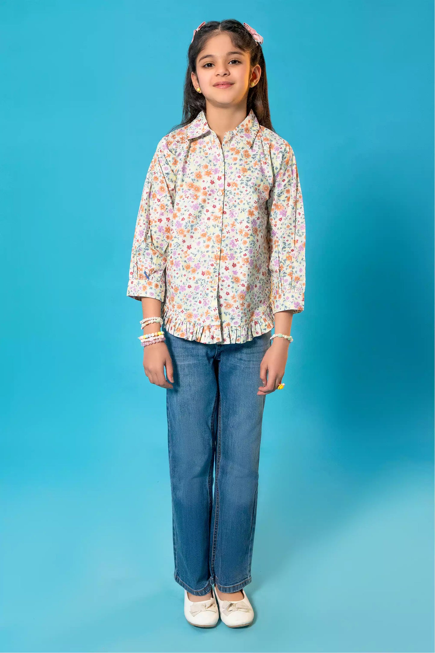 FLORAL MISTRI OFF WHITE TOP Reality