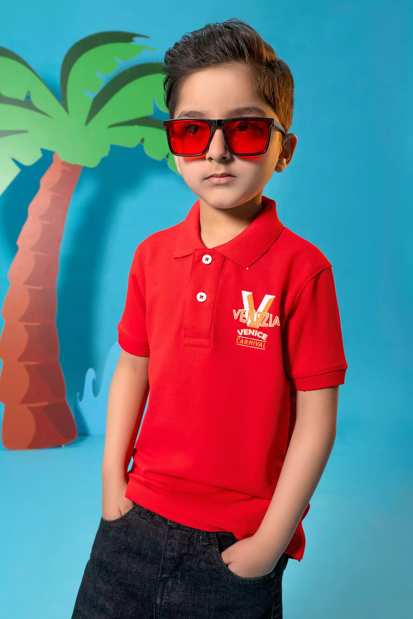 BOYS RED POLO Reality