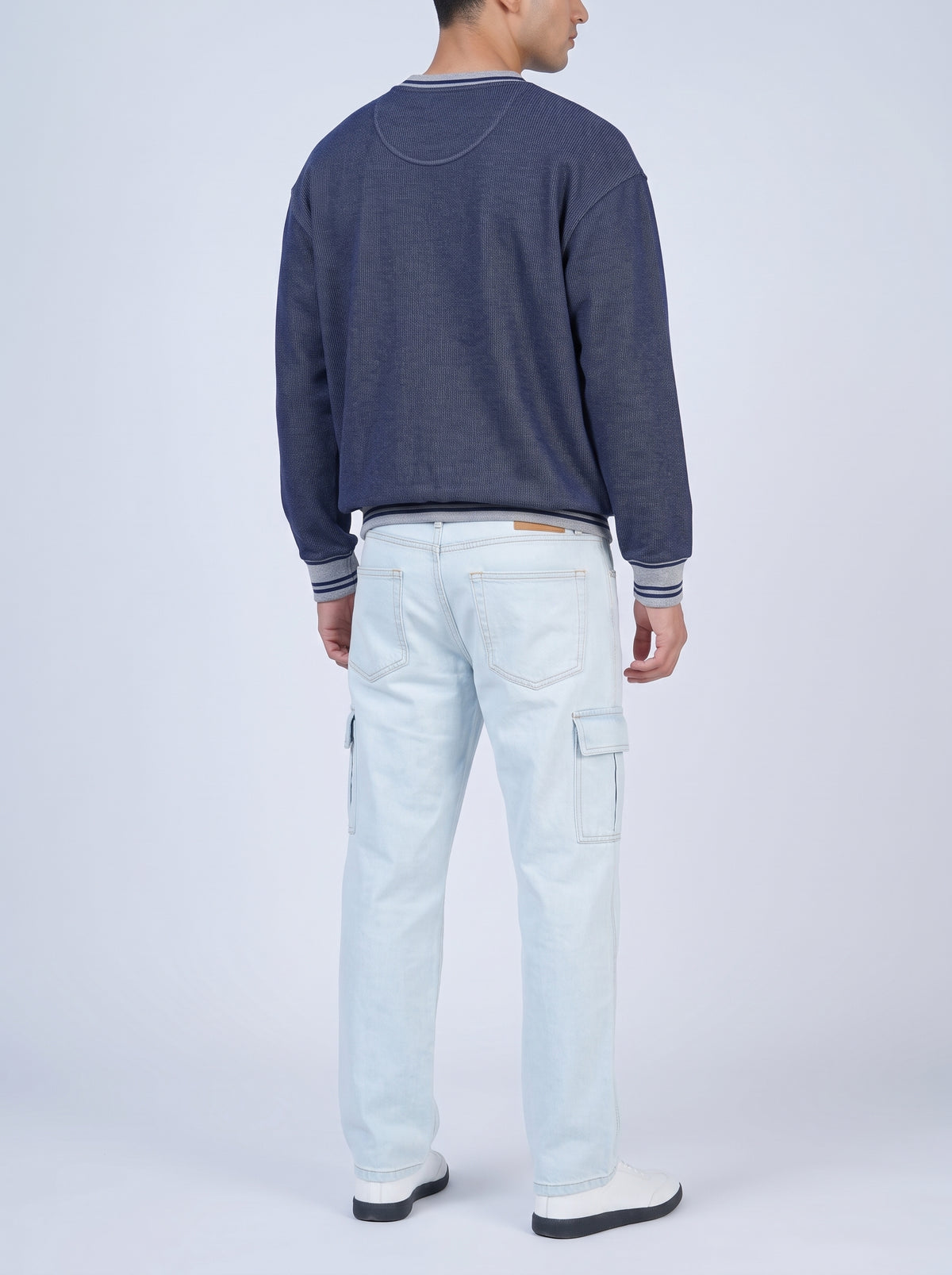 DENIM CREW navy SWEATSHIRT REALITY