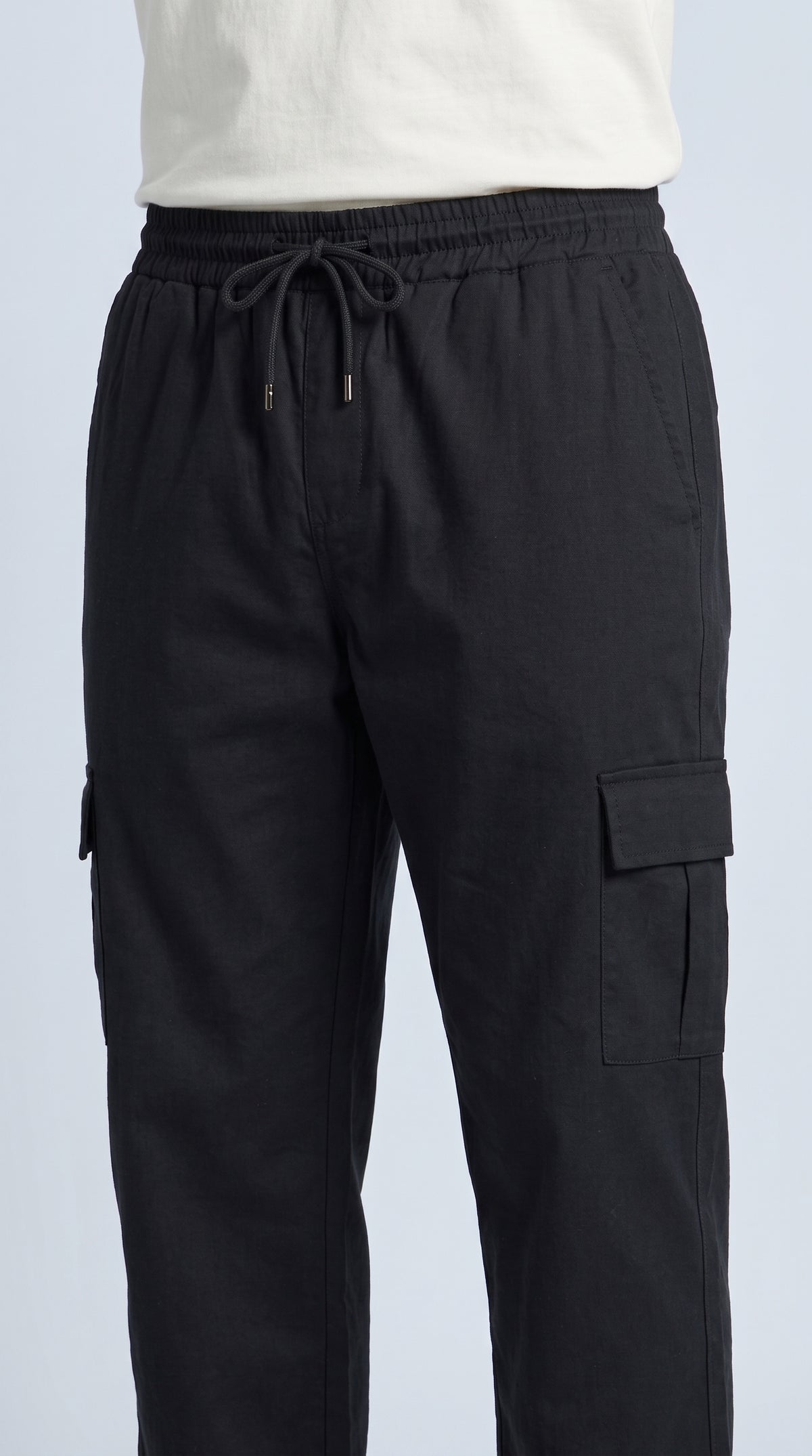 SIX POCKET black TROUSER Reality