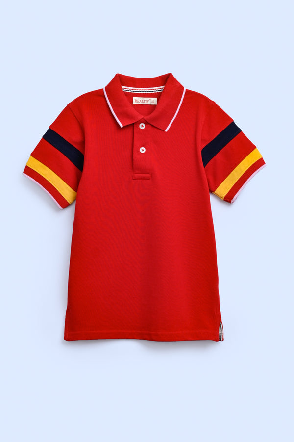 BOYS RED POLO Reality