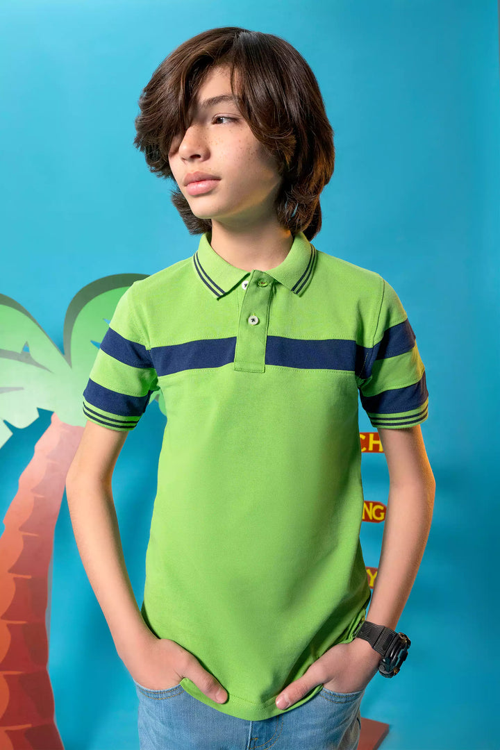 BOYS OLIVE POLO Reality