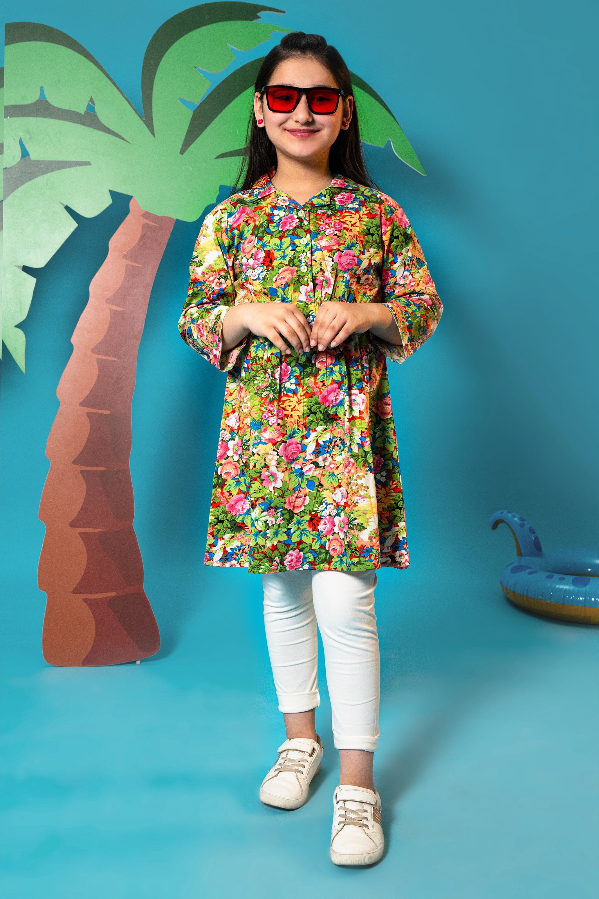 FUNKY FLORA MULTI COLOR TOP Reality
