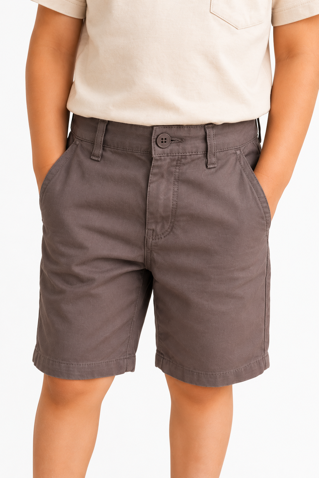 KIDS BROWN SHORTS