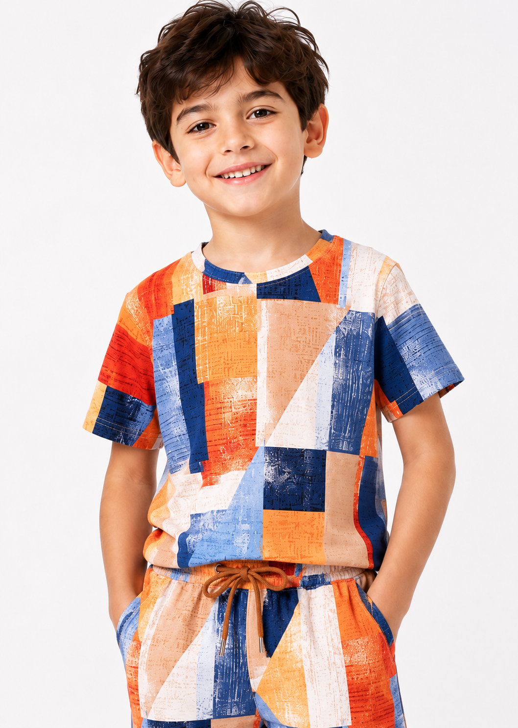 ORANGE PRINTED T-SHIRT Reality