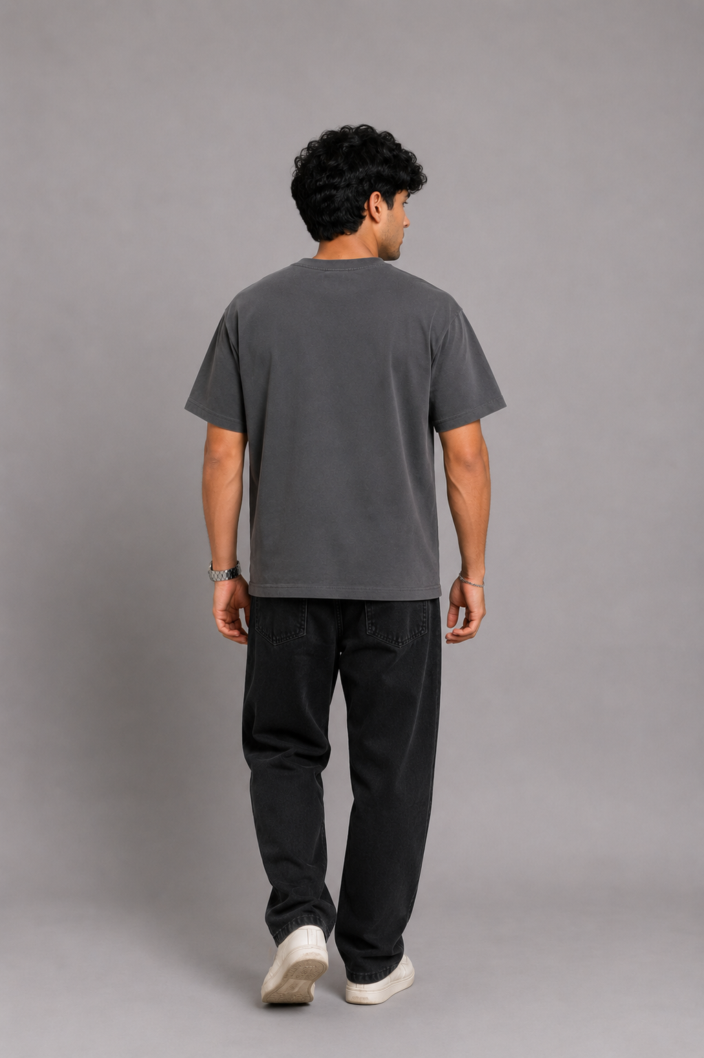 MEN DARK GRAY T-SHIRT Reality