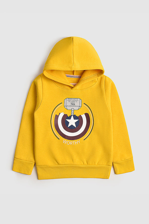 Superhero Smash Hoodie Yellow