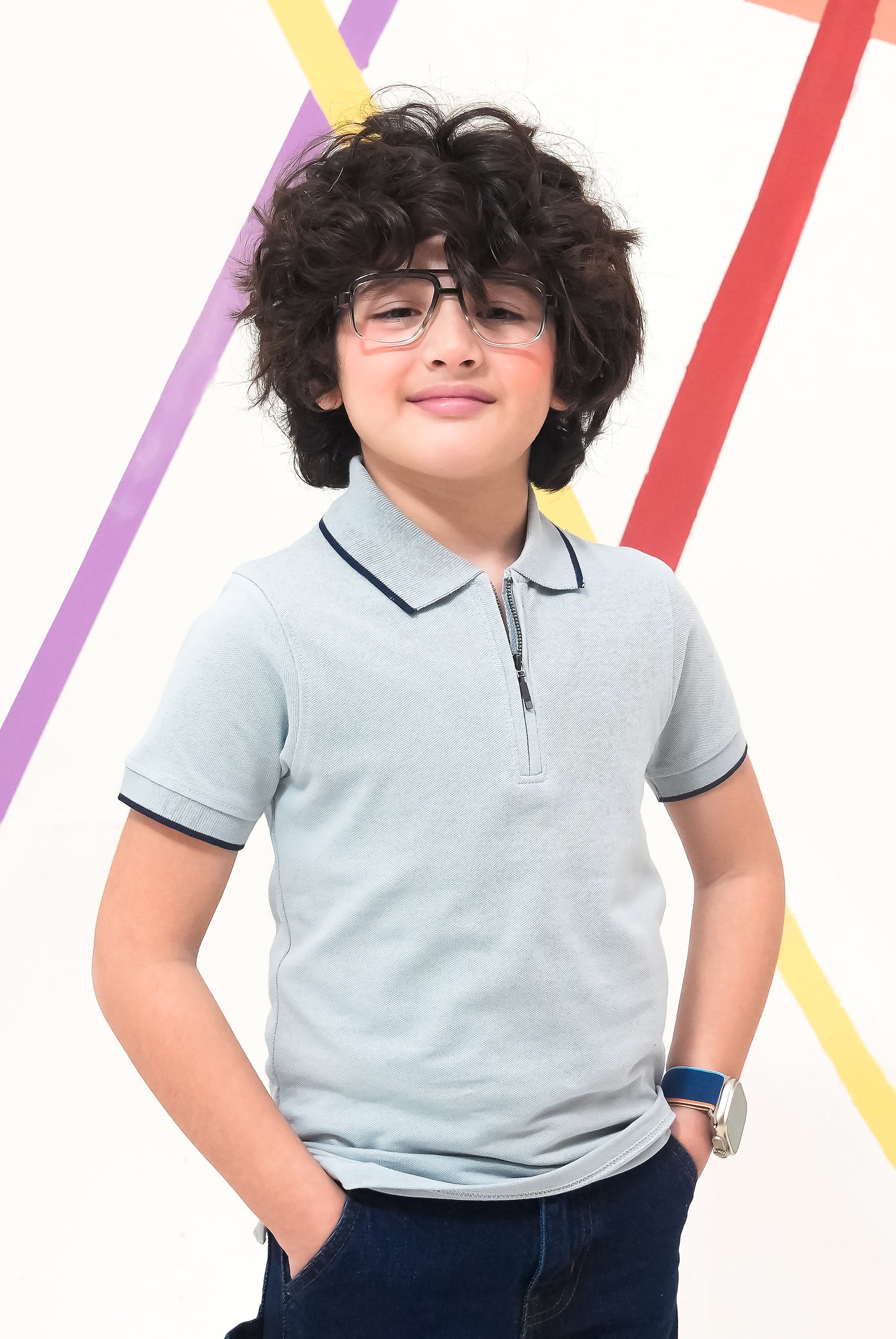 BOYS GRAY POLO Reality