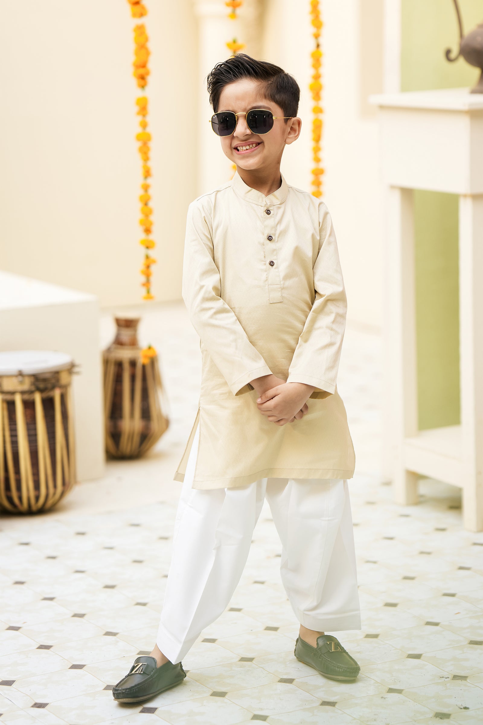 BOYS KURTA BEIGE Reality