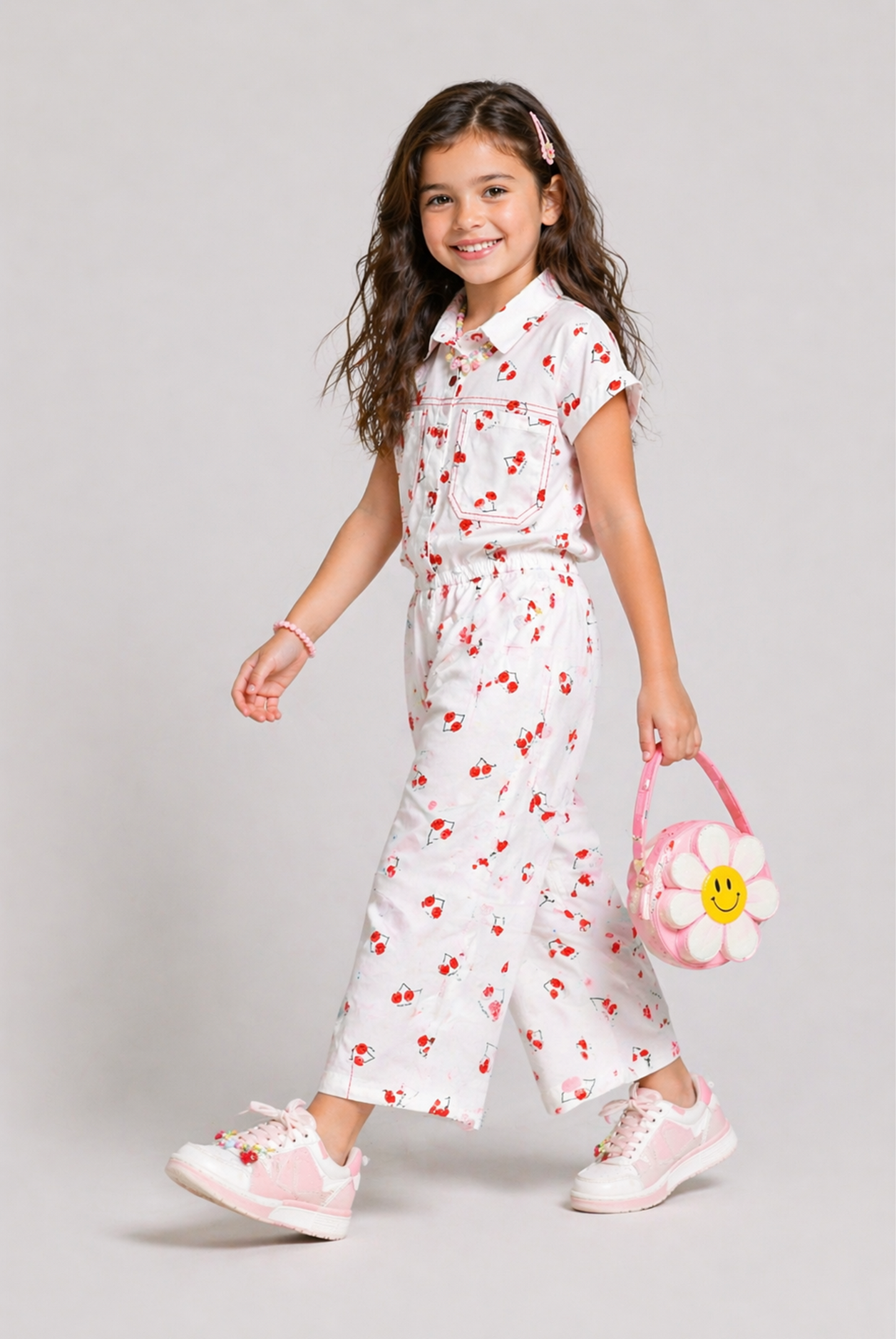 CHERRY MUSE WHITE CO-ORD SET Reality