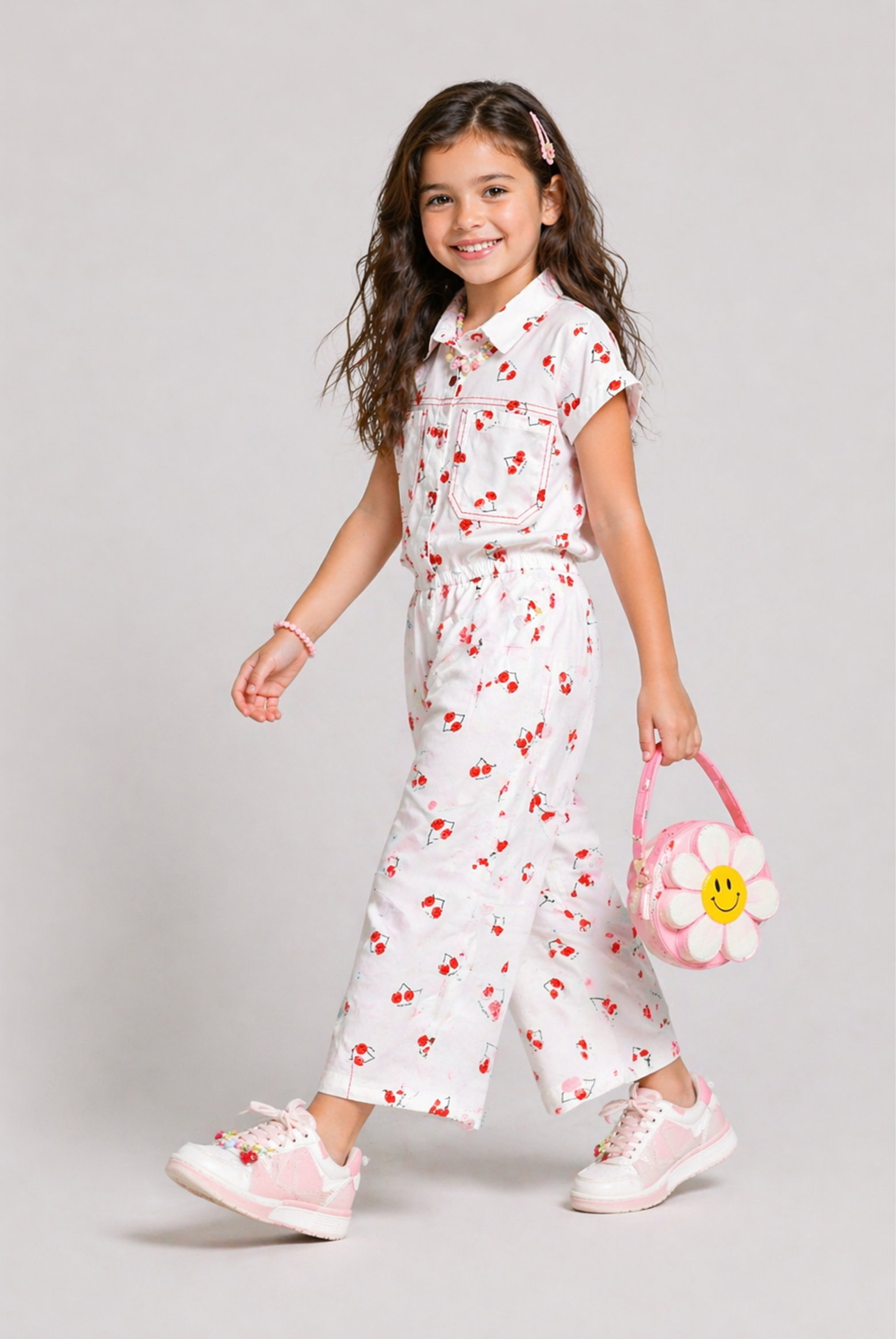 CHERRY MUSE WHITE CO-ORD SET Reality