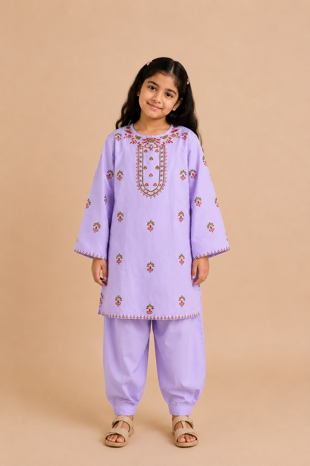 2 piece MEHER-E-GULL PURPLE SUIT Reality