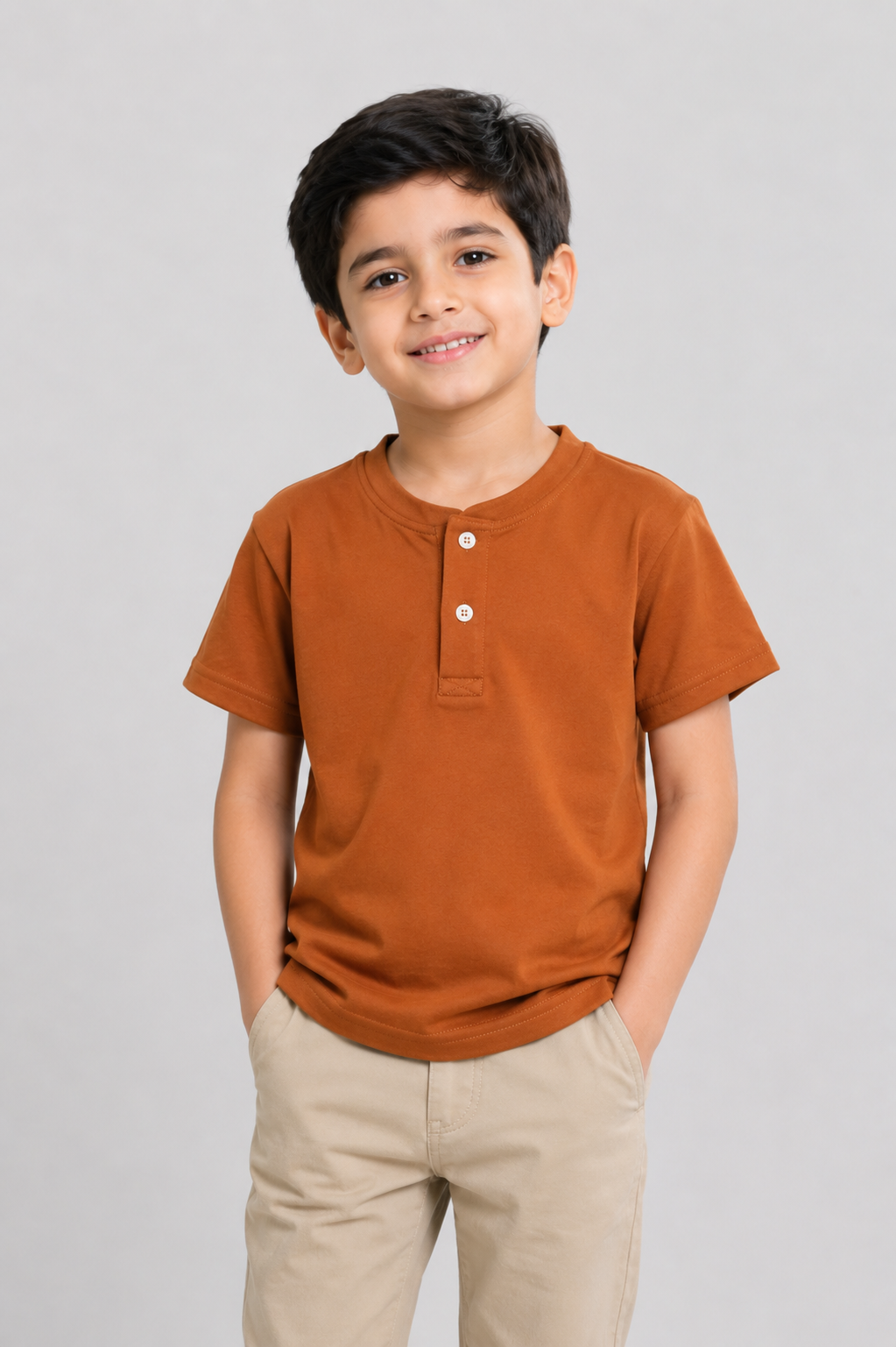 Boys BROWN T-SHIRT Reality