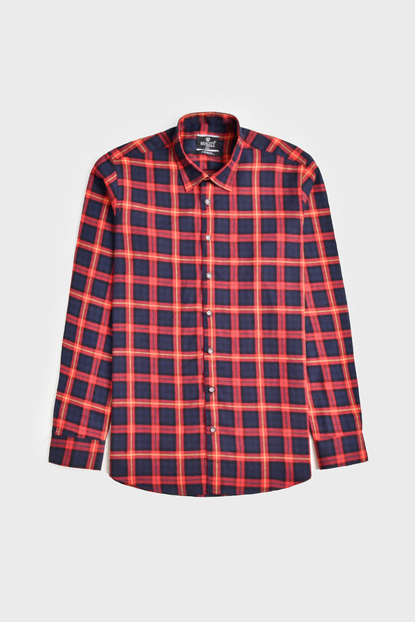 Mens Midweight Check Shirt