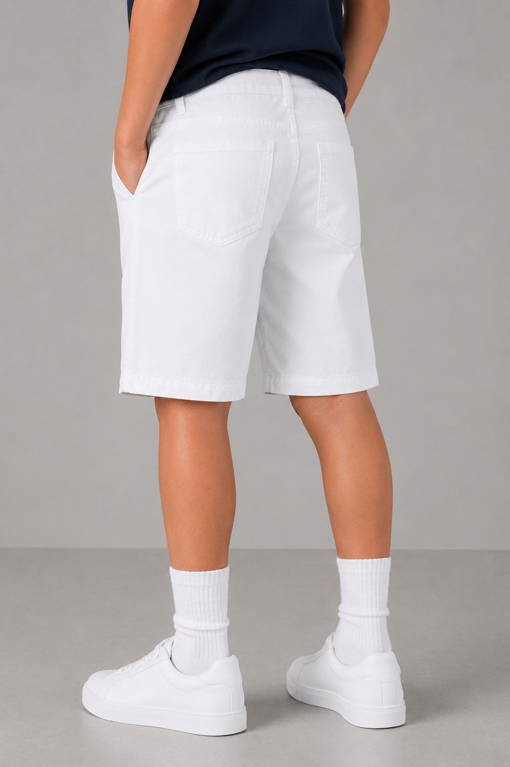KIDS WHITE SHORTS