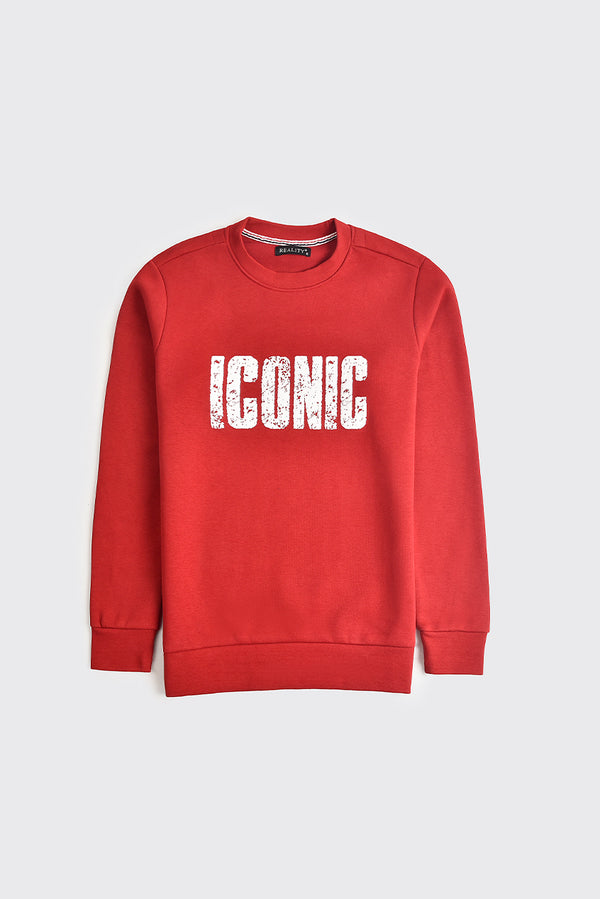 Iconic Red Urban Sweatshirt