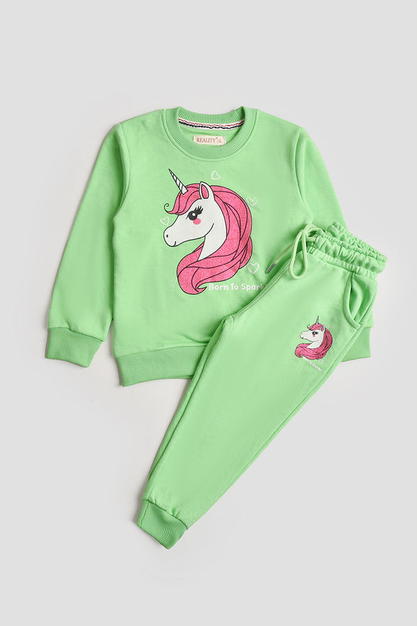 Green Unicorn Terry Trousers REALITY