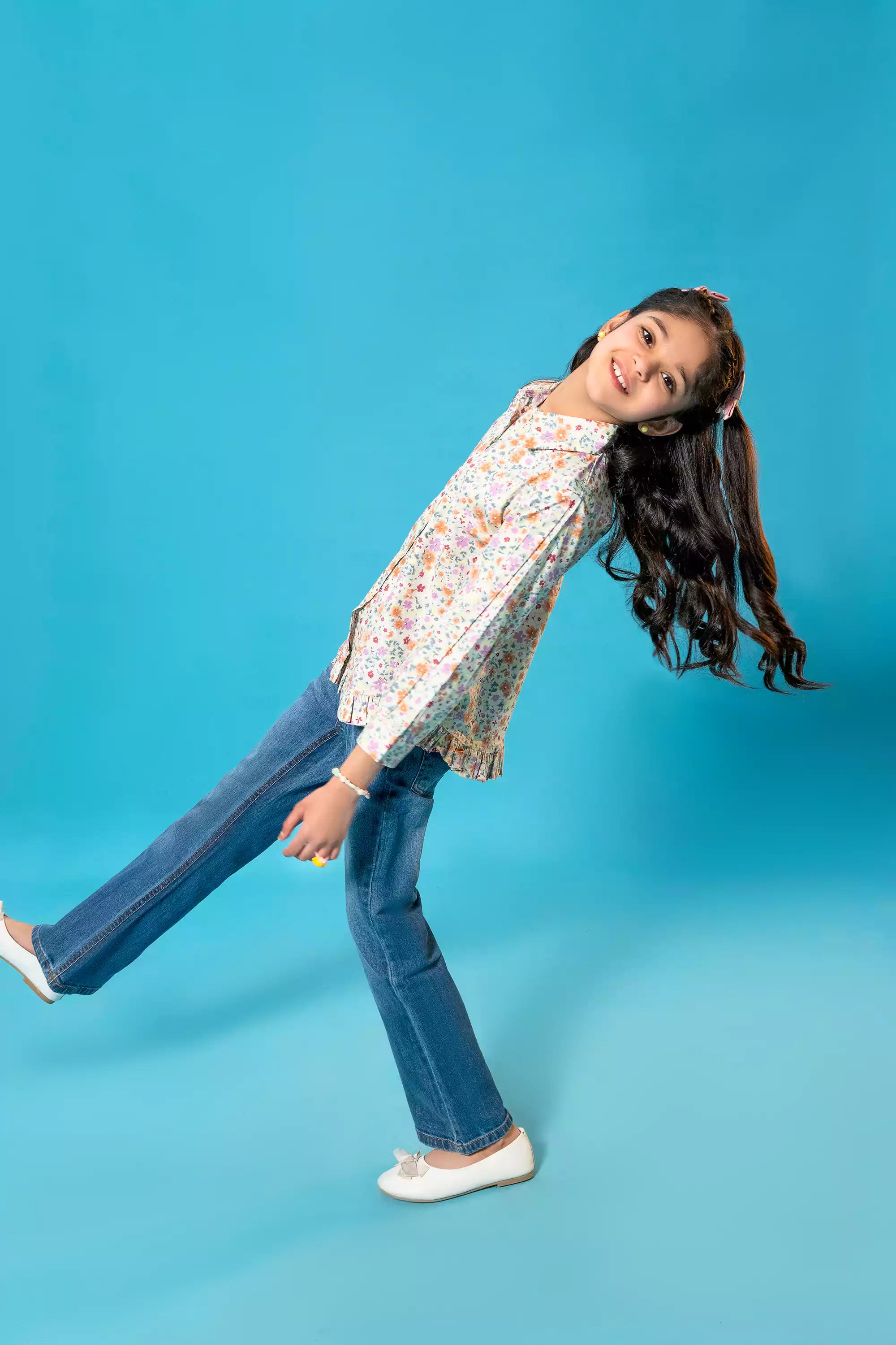 FLORAL MISTRI OFF WHITE TOP Reality