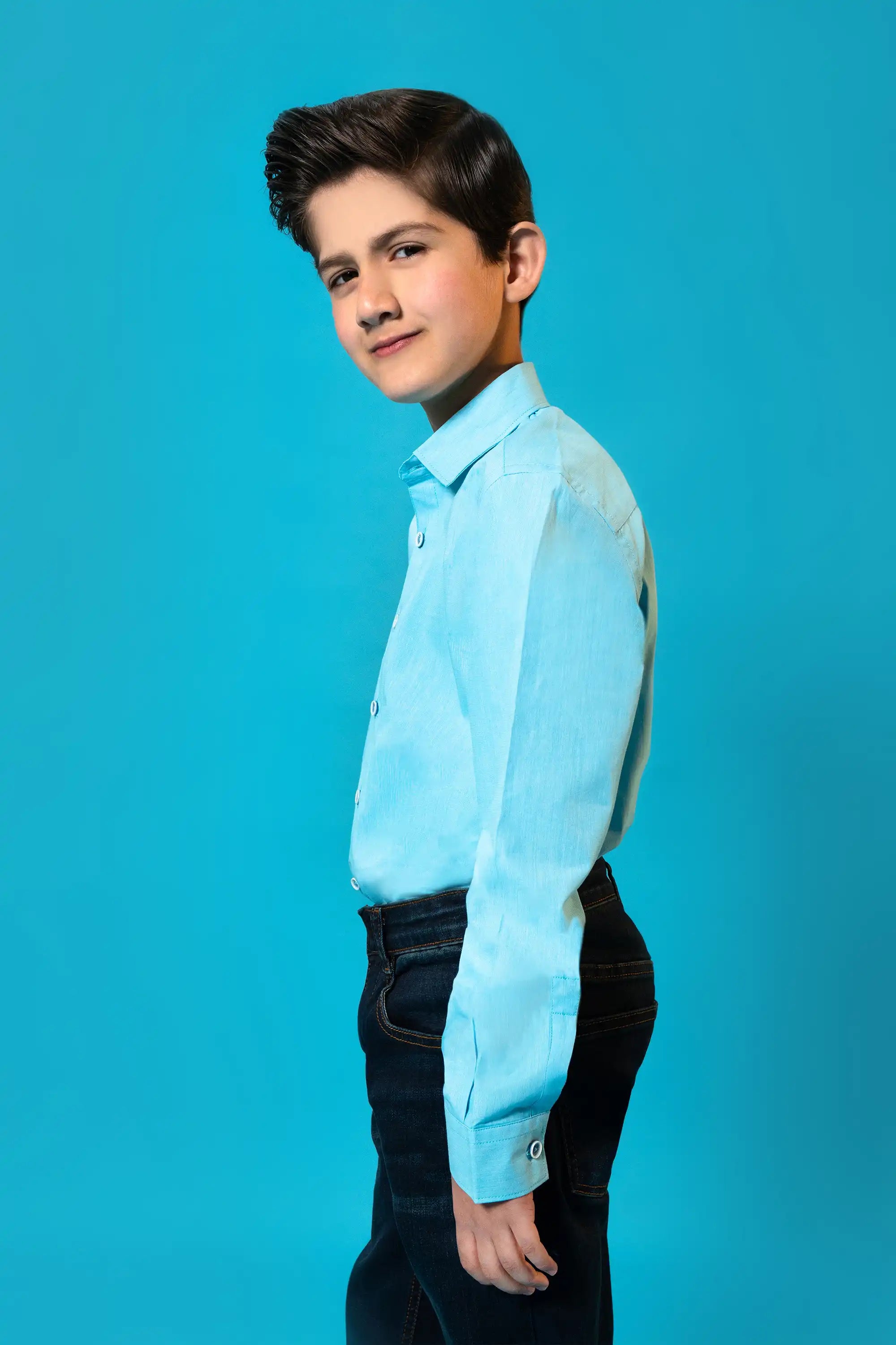 BOYS CASUAL SKY SHIRT Reality