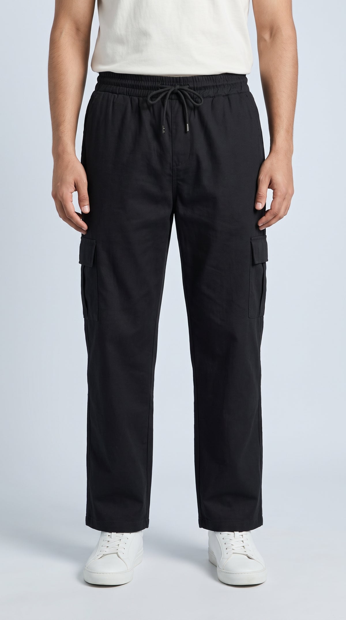 SIX POCKET black TROUSER Reality