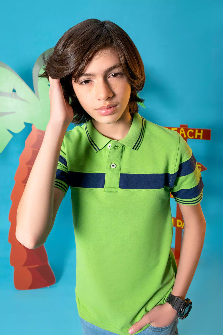 BOYS OLIVE POLO Reality