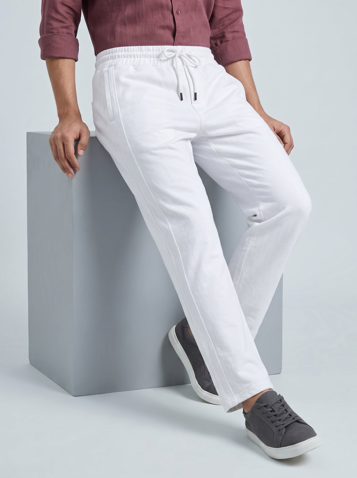 INTERLOCK white TROUSER Reality