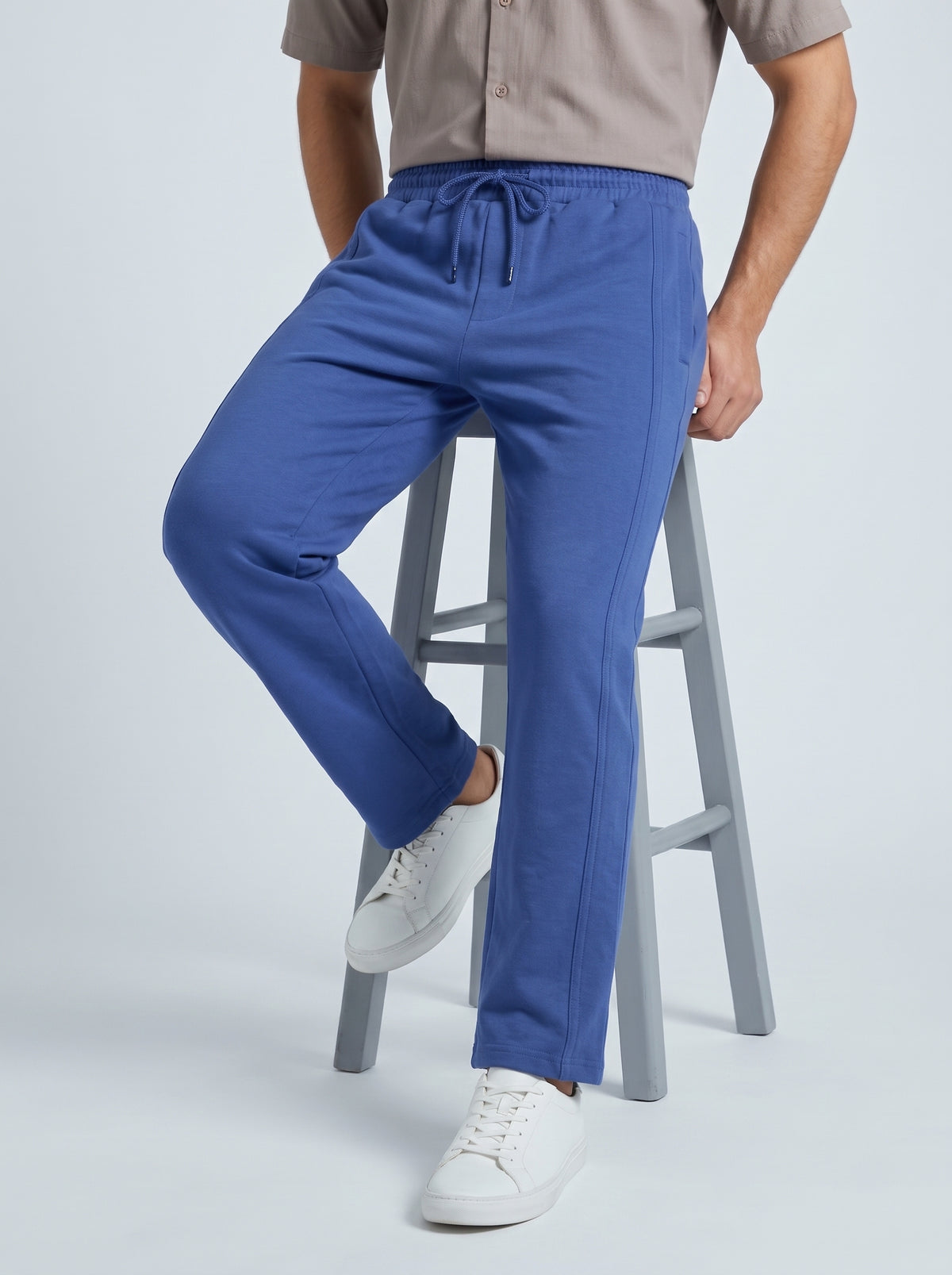 INTERLOCK blue TROUSER Reality