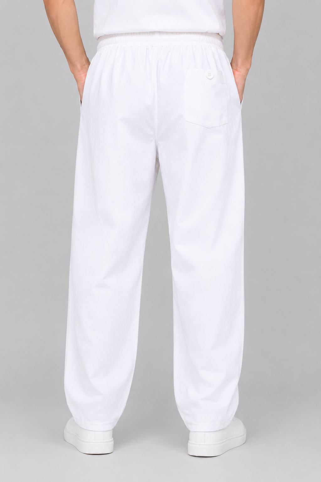 WHITE LINEN TROUSER Reality