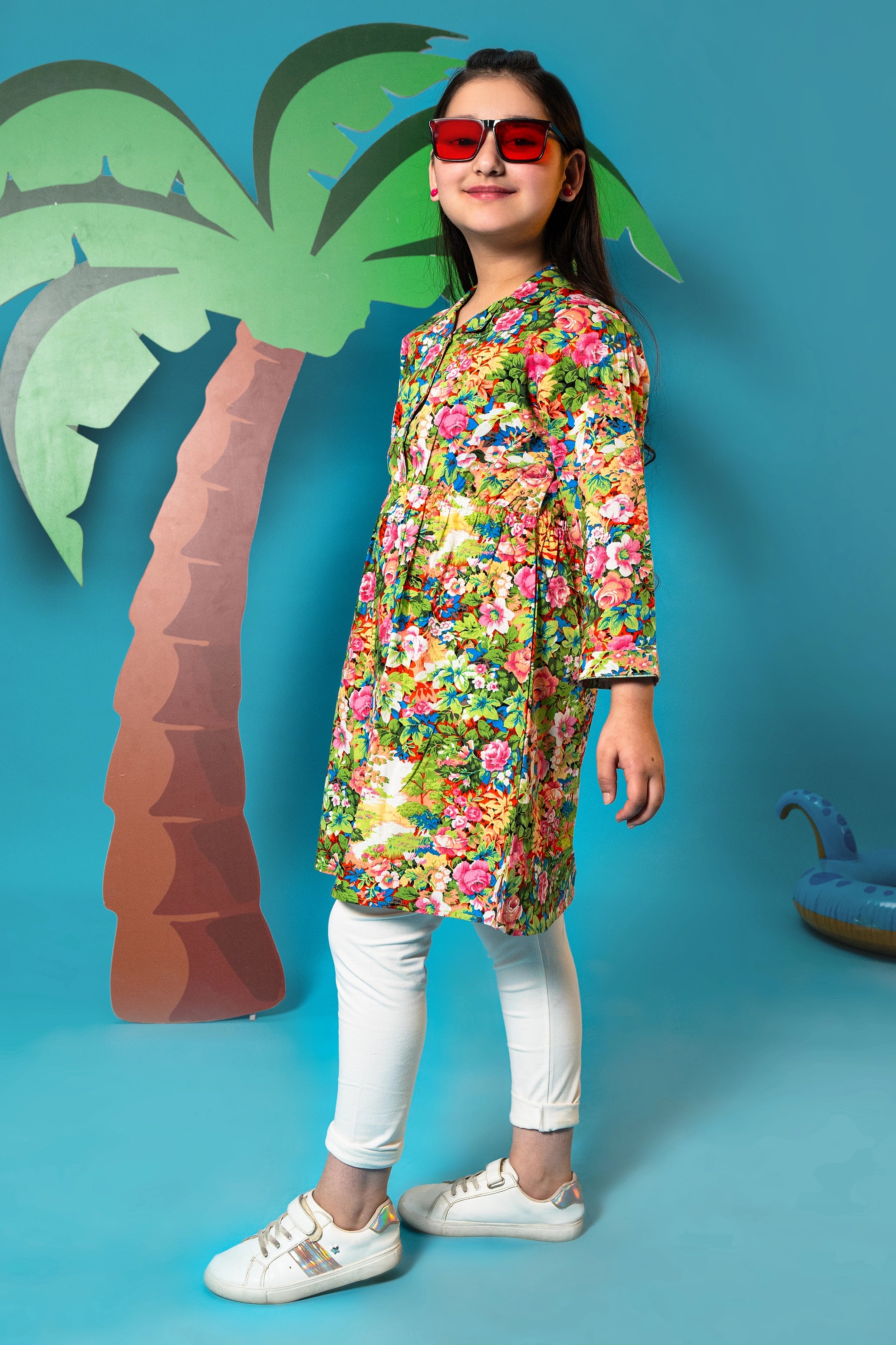 FUNKY FLORA MULTI COLOR TOP Reality