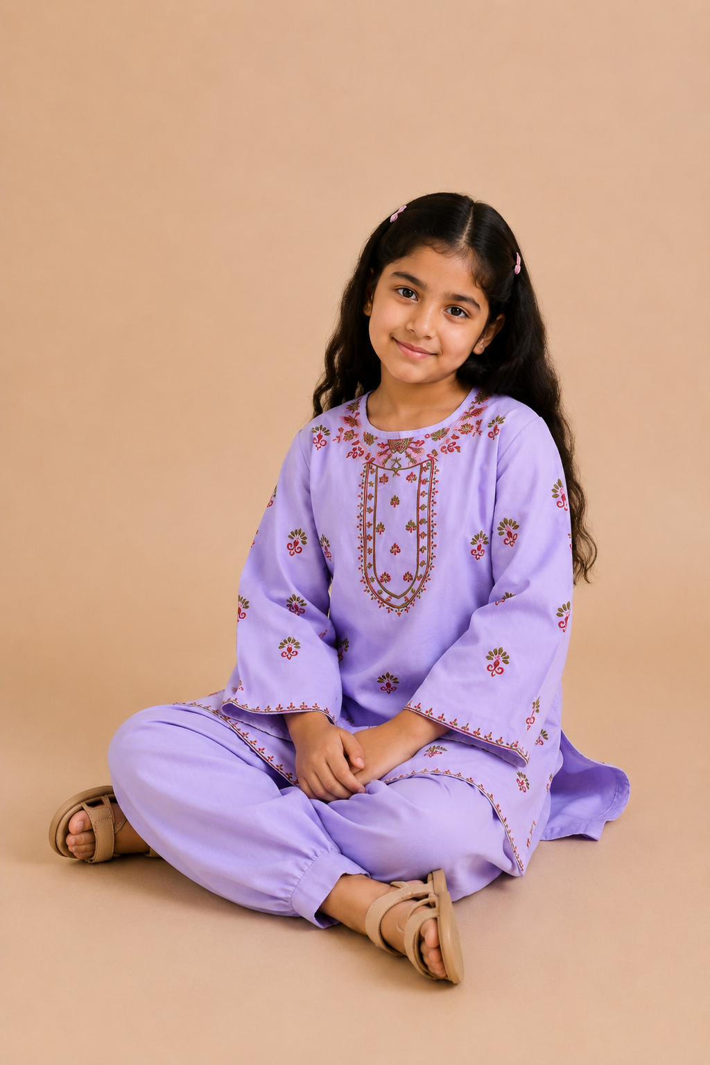 2 piece MEHER-E-GULL PURPLE SUIT Reality