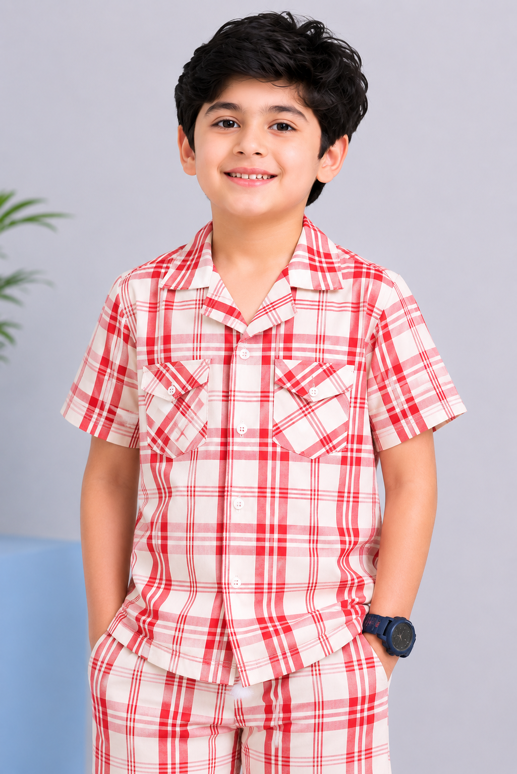 COAT COLLAR RED CASUAL SHIRT Reality