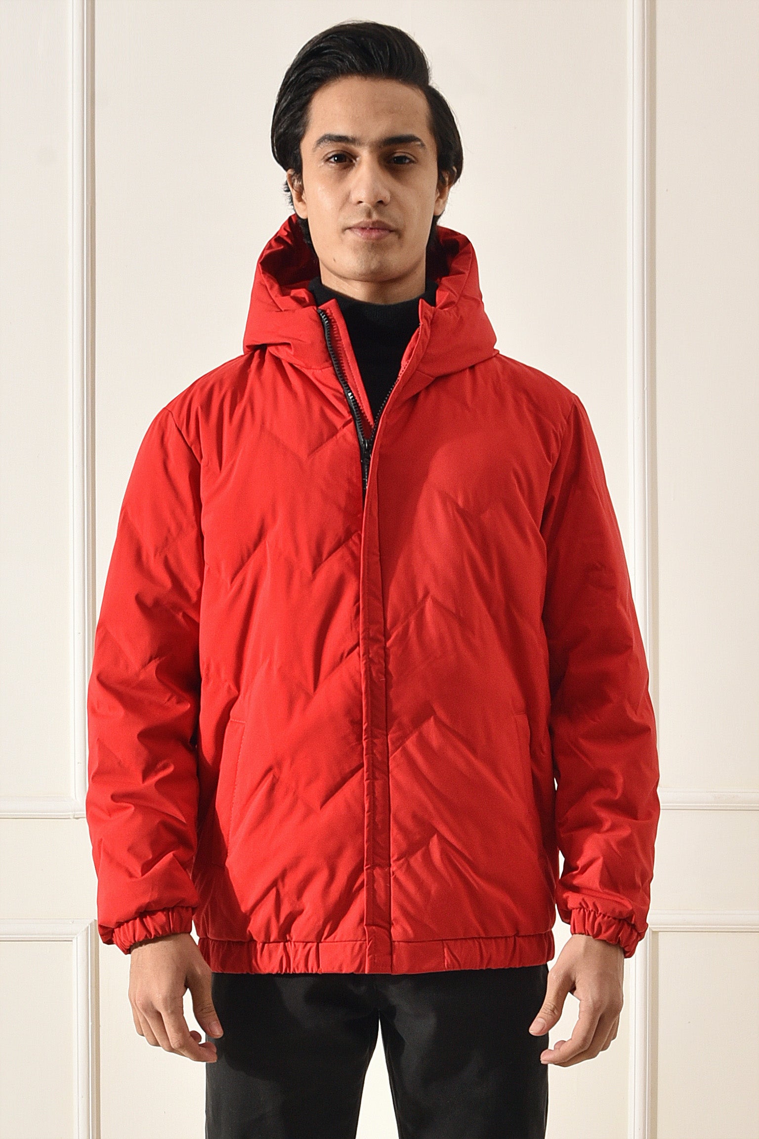 Red puffer jackets on sale mens