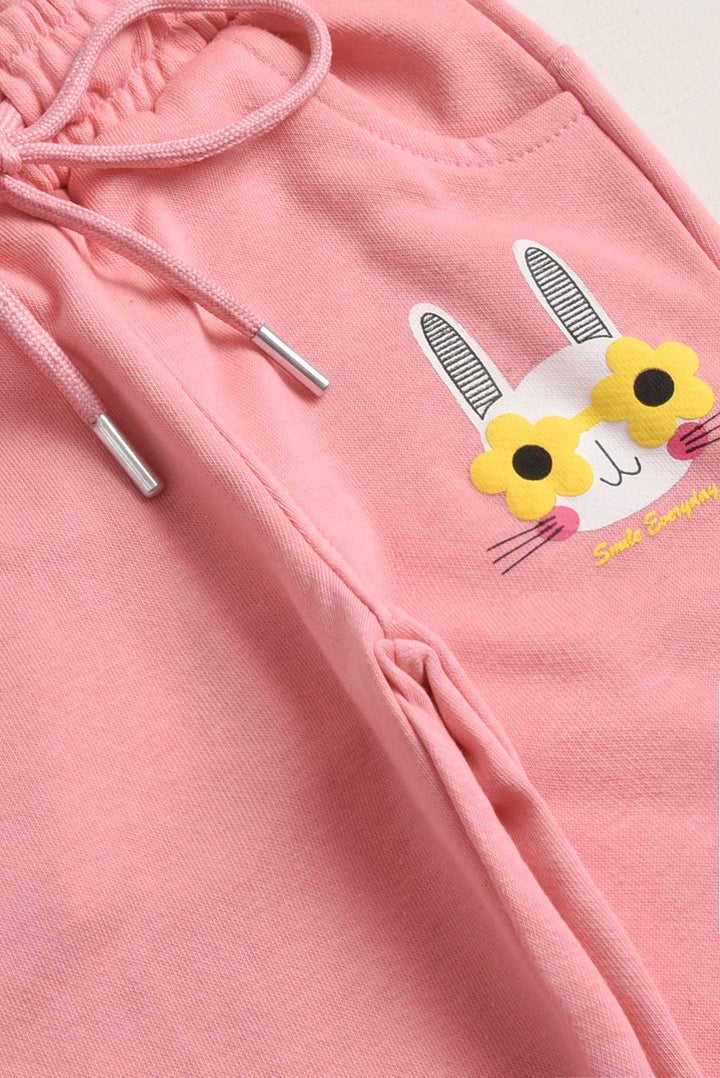 Baby Pink Bunny Track Suit - Reality