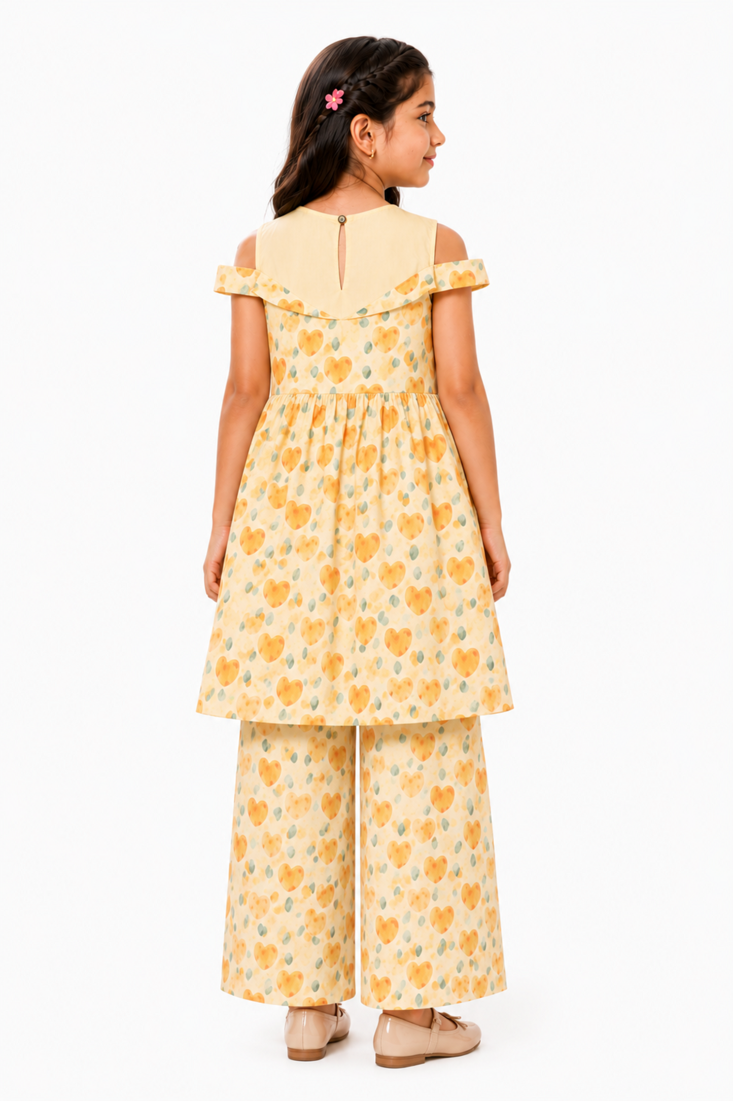 FLORAL MIST YELLOW SUIT