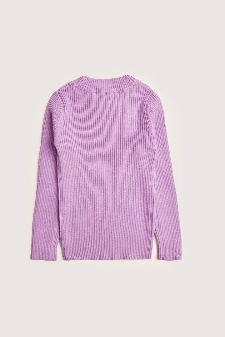 Purple Knit Sweater REALITY