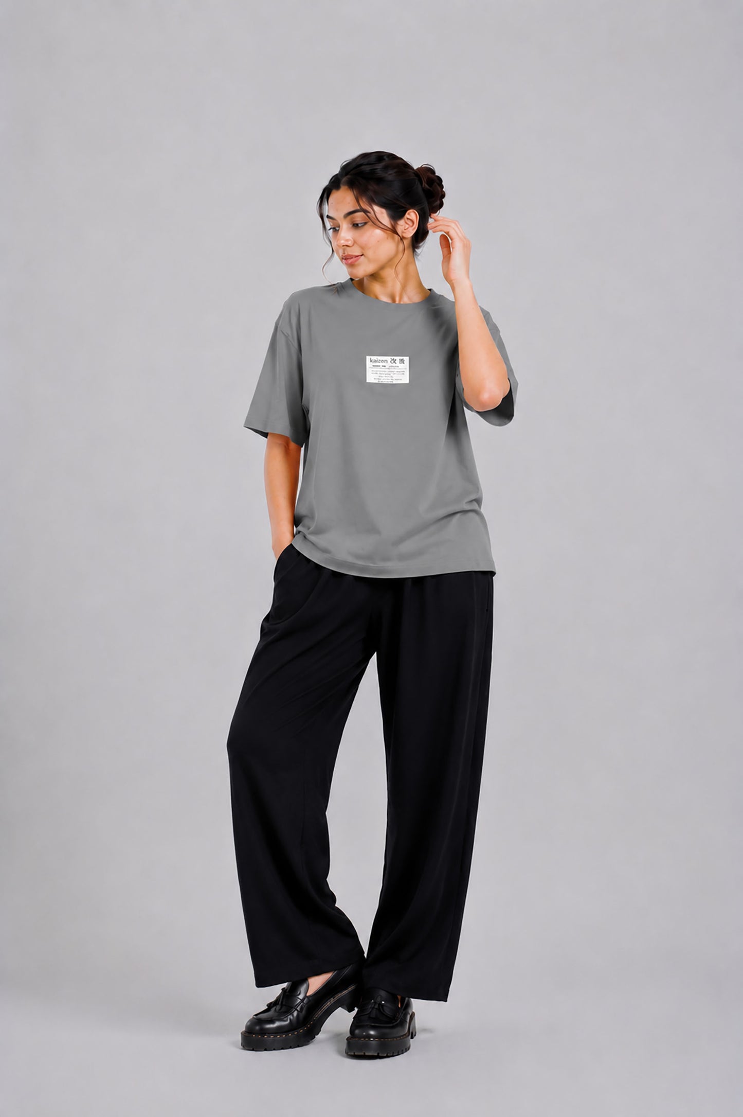 KAI-ZEN GRAPHIC GRAY TEE