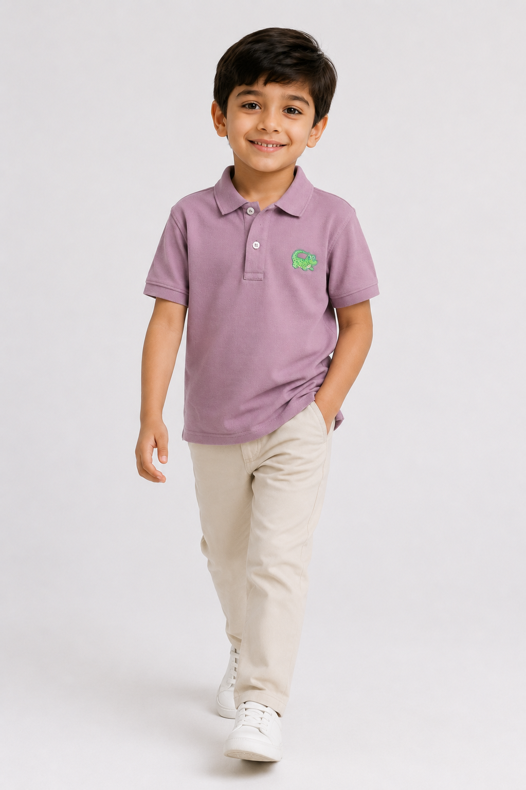Boy LIGHT PURPLE POLO Reality