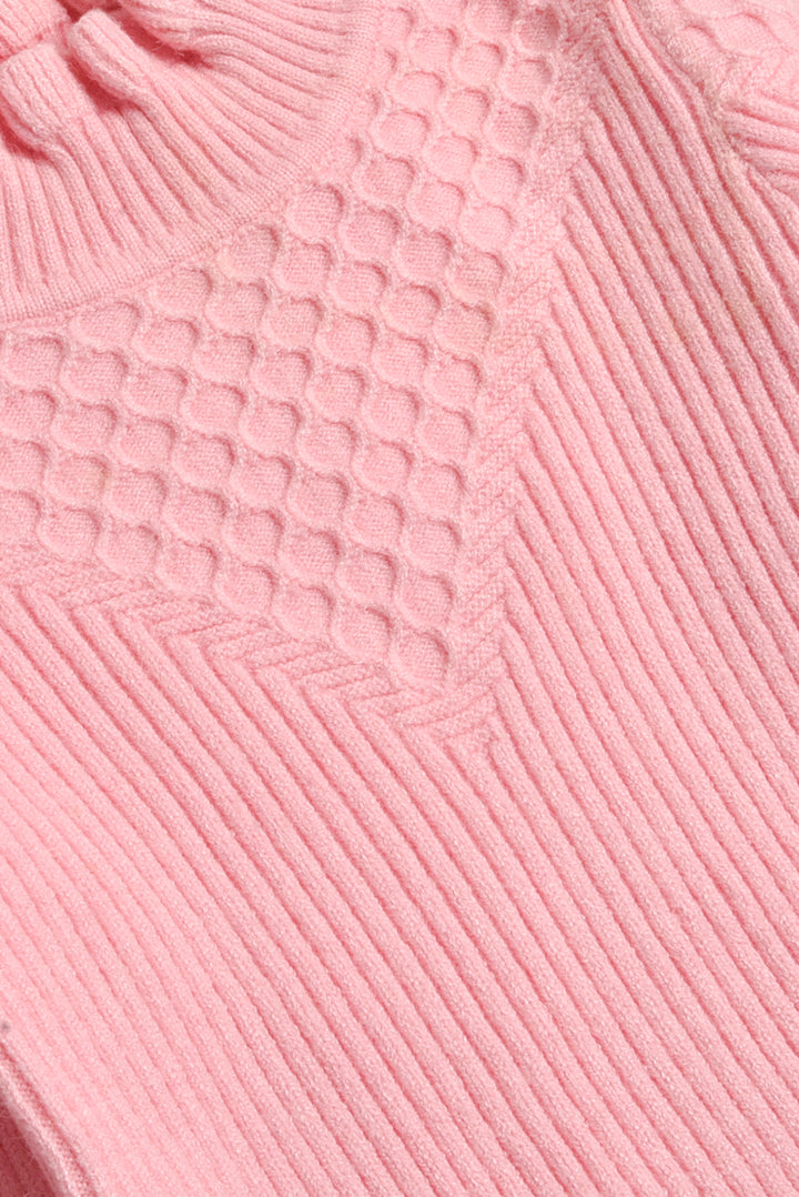 Pink Frill Delight Sweater REALITY