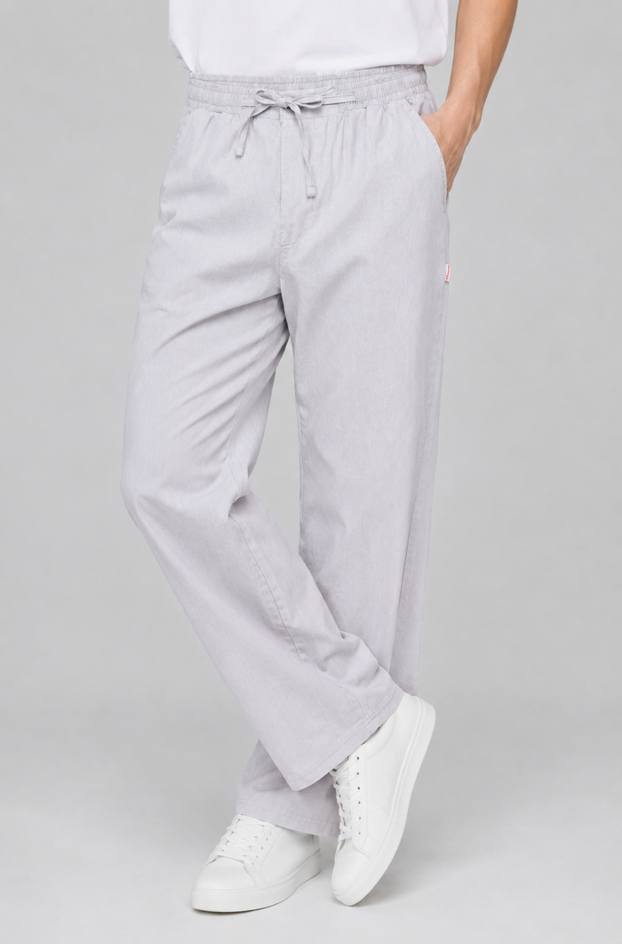 GRAY LINEN TROUSER Reality
